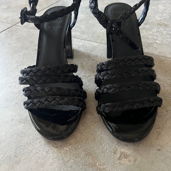 J. Crew Black Strappy Women's Sandals - Picture 1 of 10